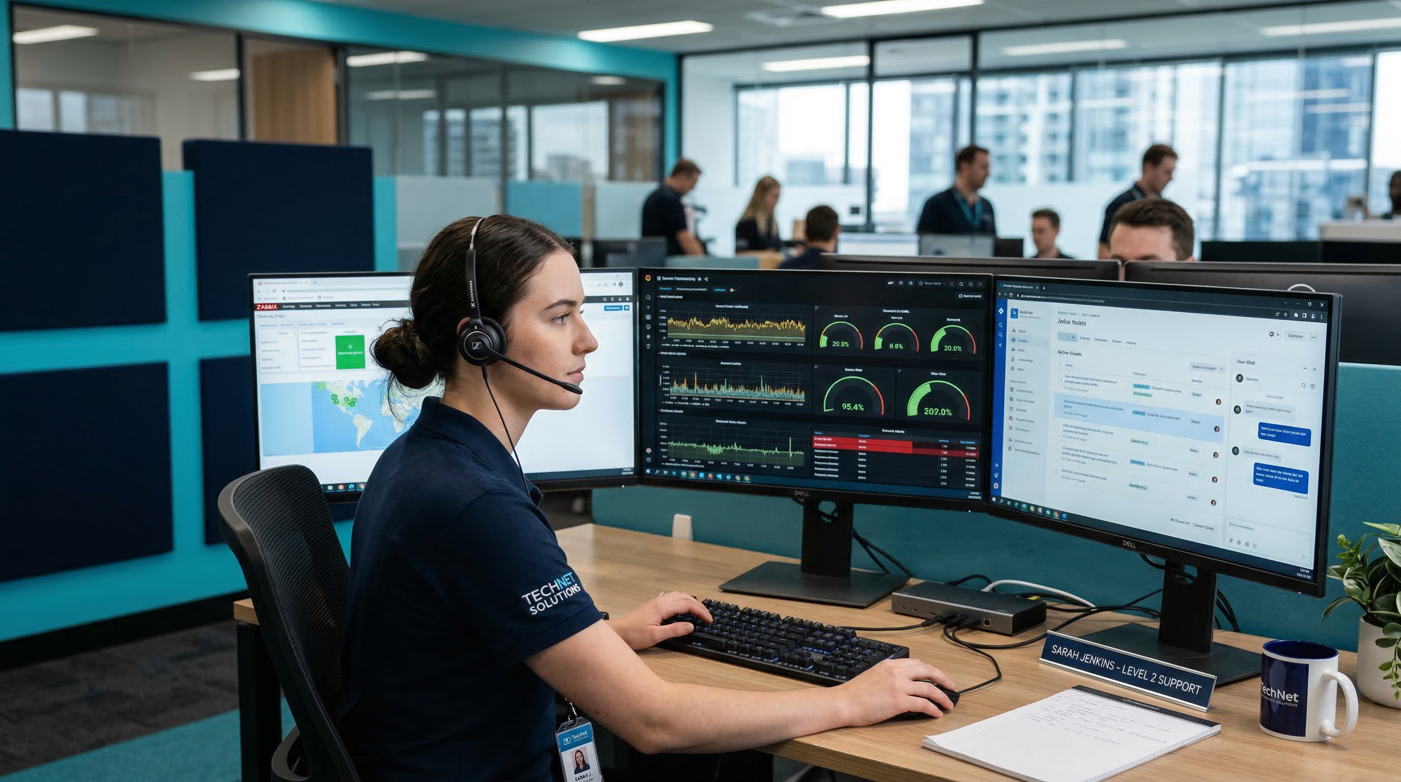 IT support specialist monitoring systems